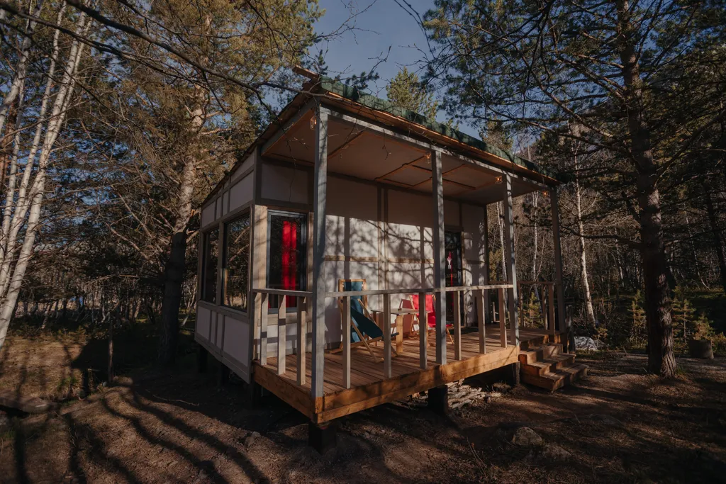 Апартаменты в лесу, с видом на горы