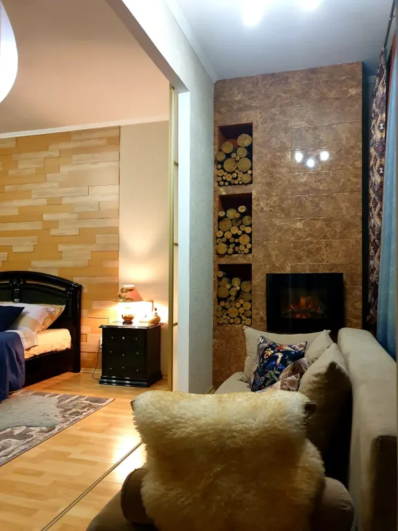 Lux-Apartments с 2 спальнями и камином