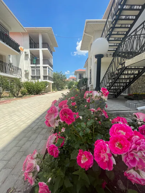 Апартаменты на первой линии с открытым балконом и видом на пляж