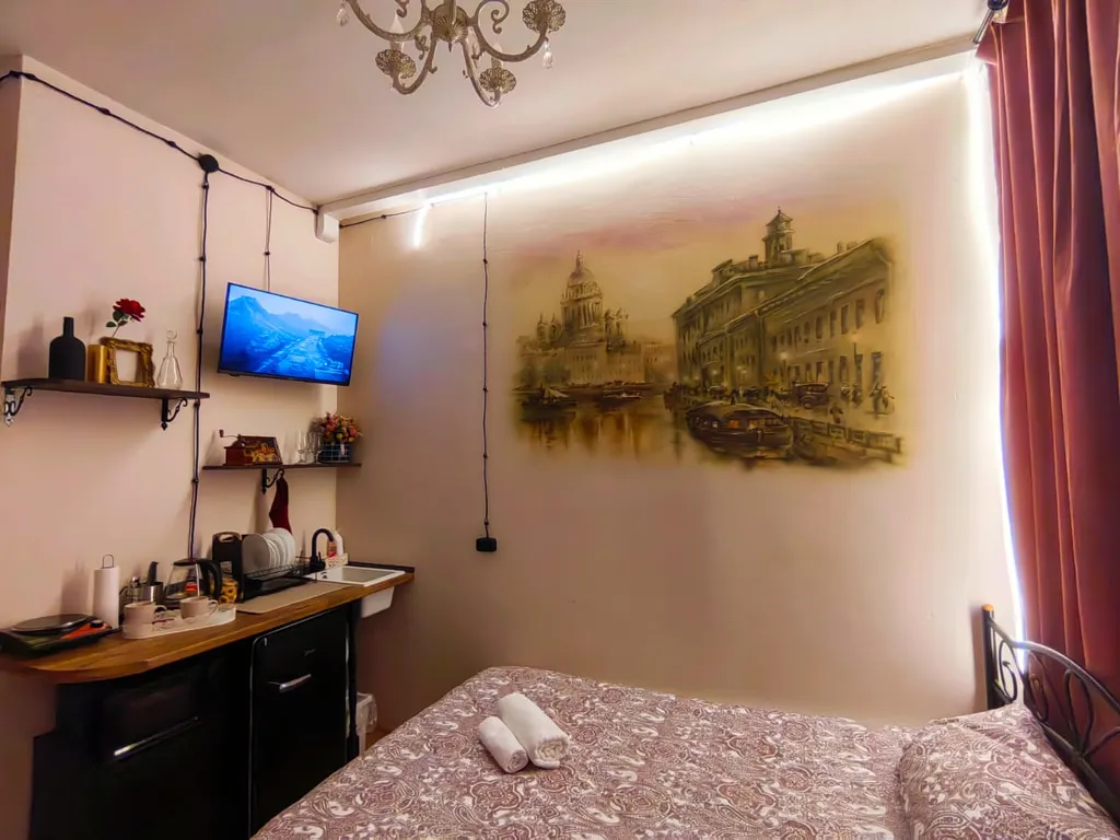 Апартаменты Сны Петербурга, бесконтактный заезд, хранение багажа