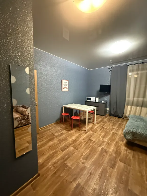 Большая студия с парковкой и местом для отдыха на территории