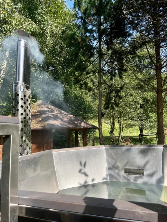 Дом с баней и горячим чаном, при длительном бронировании скидка