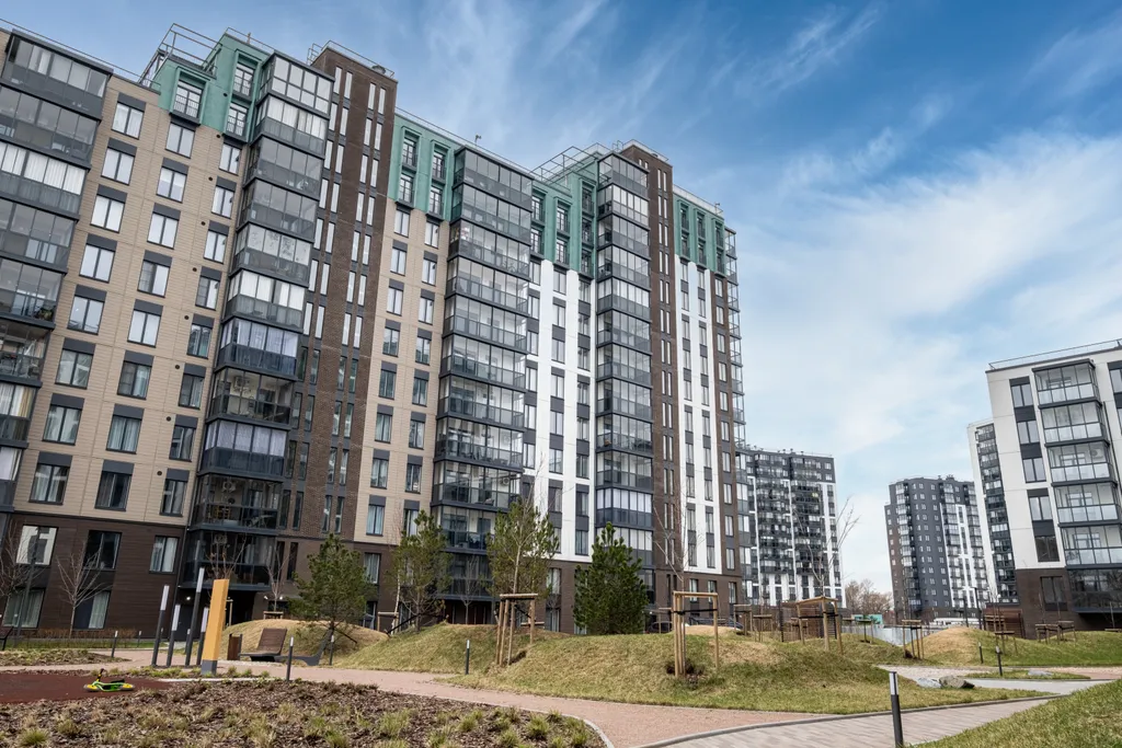 Квартира Апартаменты Magnifika Residence на берегу реки Охта — Санкт-Петербург
