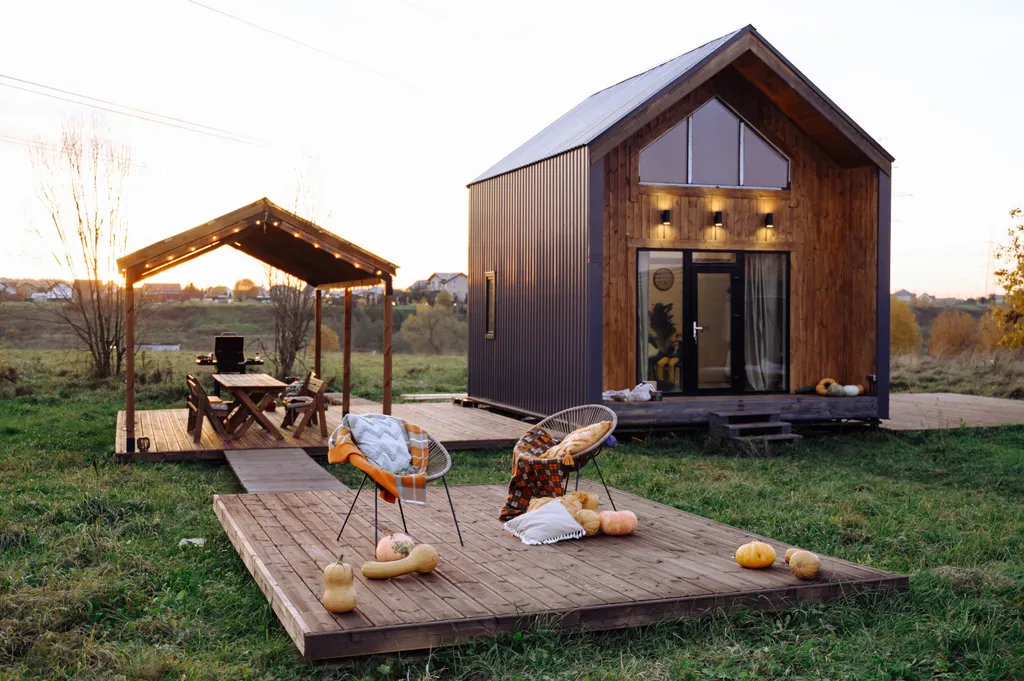 Коттедж Коттедж Уютный Барн-хаус с банным чаном и русской баней — Санкт-Петербург