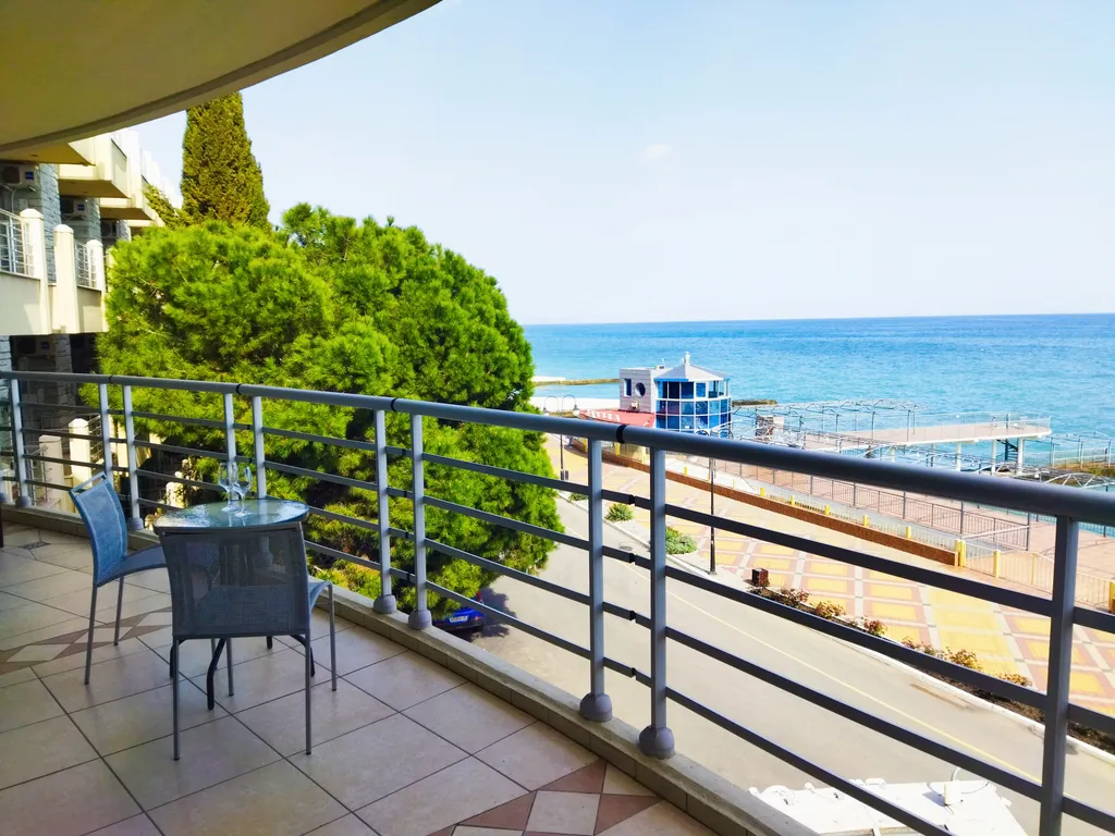 Апартаменты в отеле Аквапарк возле моря