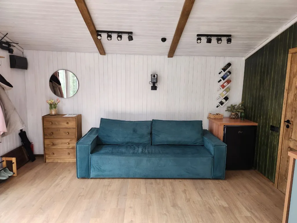 Дом с панорамным видом на лес