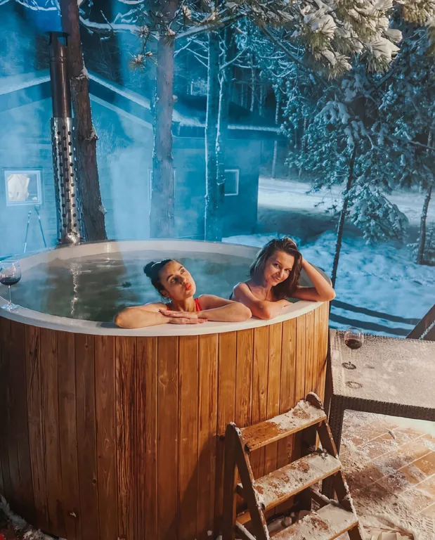 Домик 5 (A-Frame с купелью) 50 м2