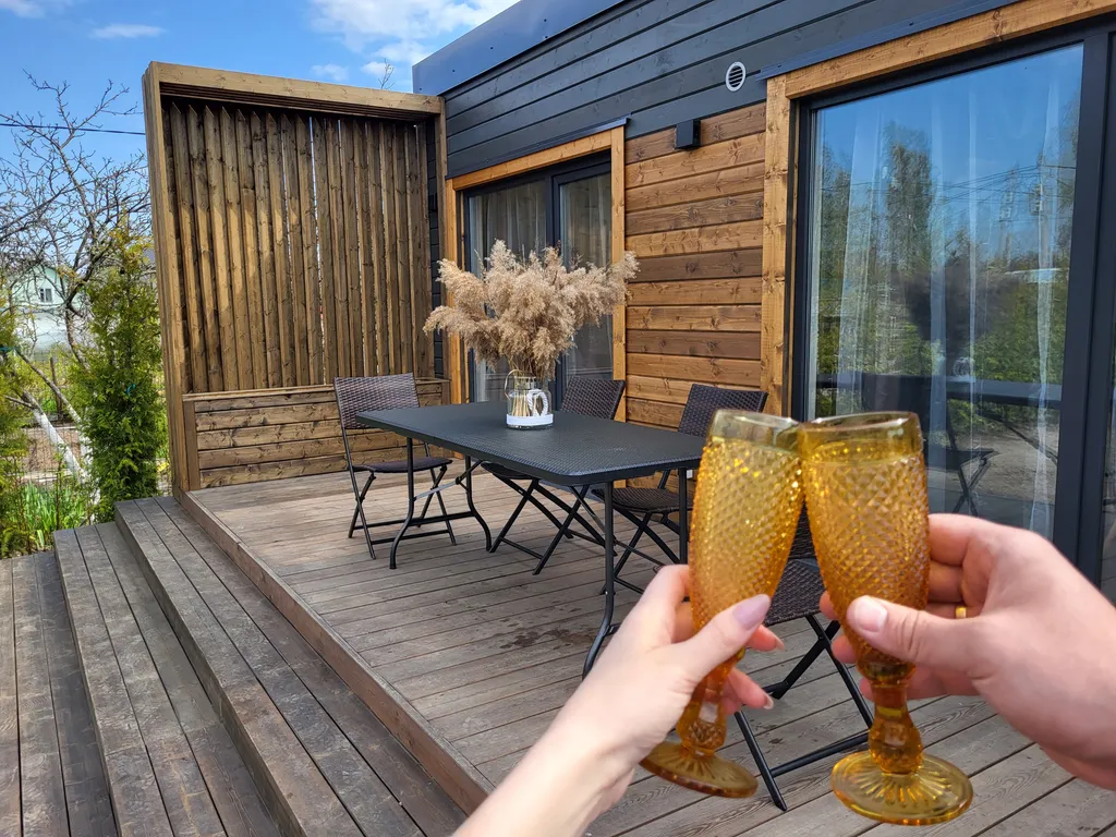 Стильный дом у озера Разлив