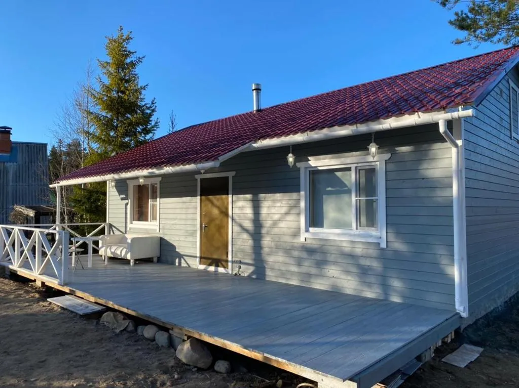 Уютный дом с камином и электрической сауной