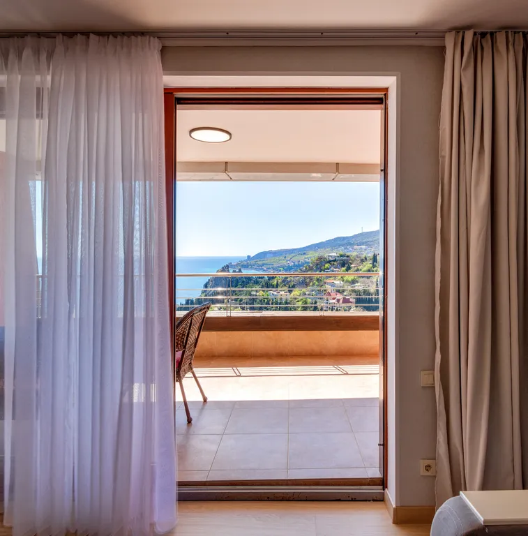 Одна спальня и гостиная, вид на море