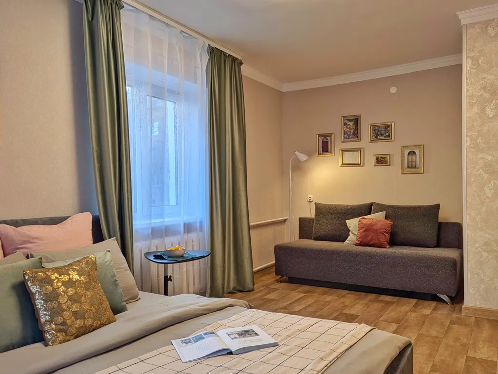 Атмосферная квартира в центре с винтажными деталями