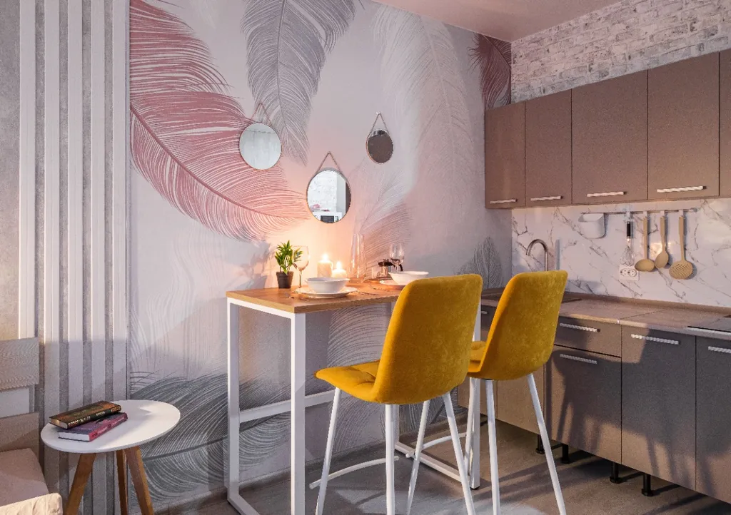 Студия в новом доме около кадетского училища