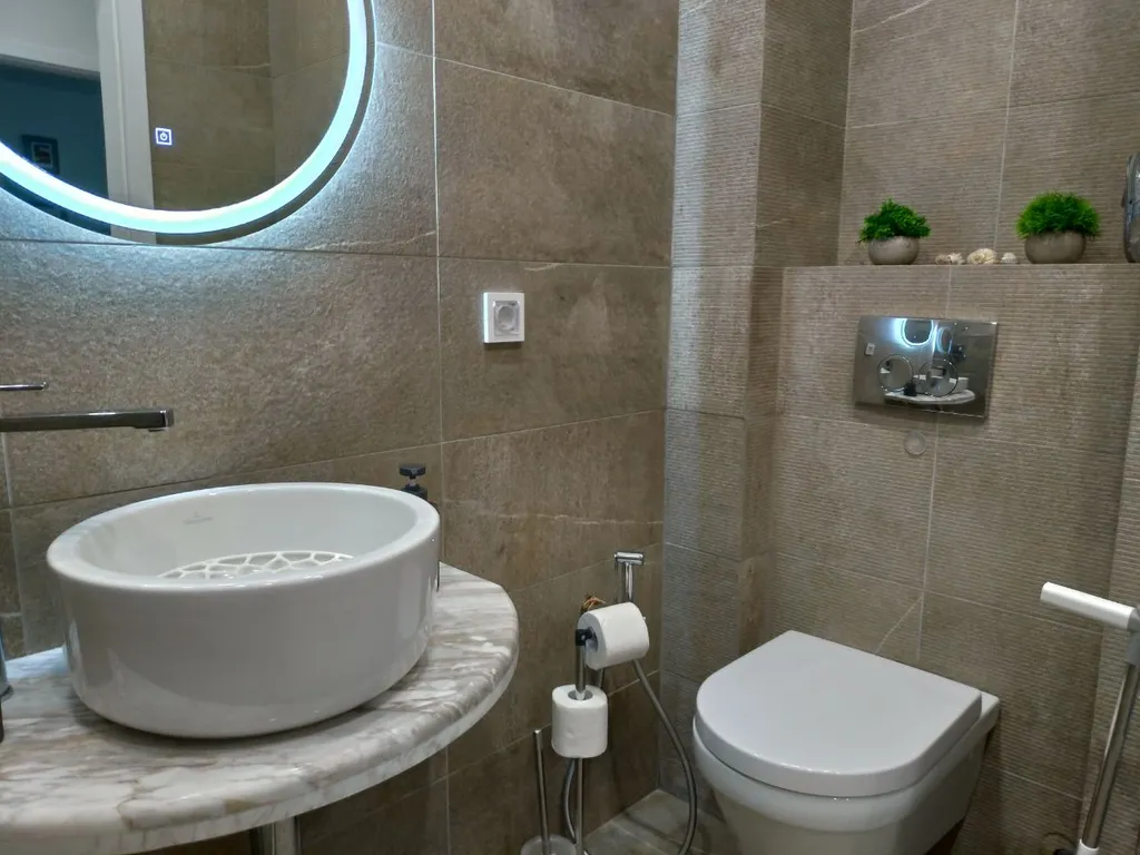 Семейные апартаменты у моря с большой террасой