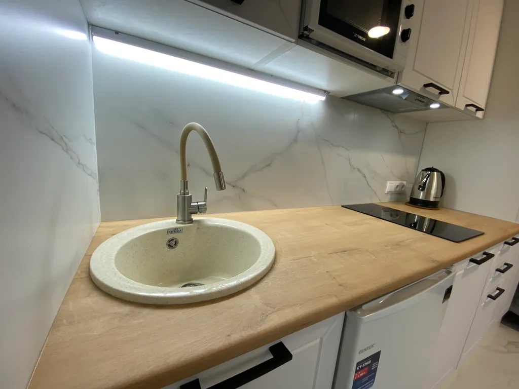 Квартира Квартира Уютная студия на двоих с видом на горы — Феодосия