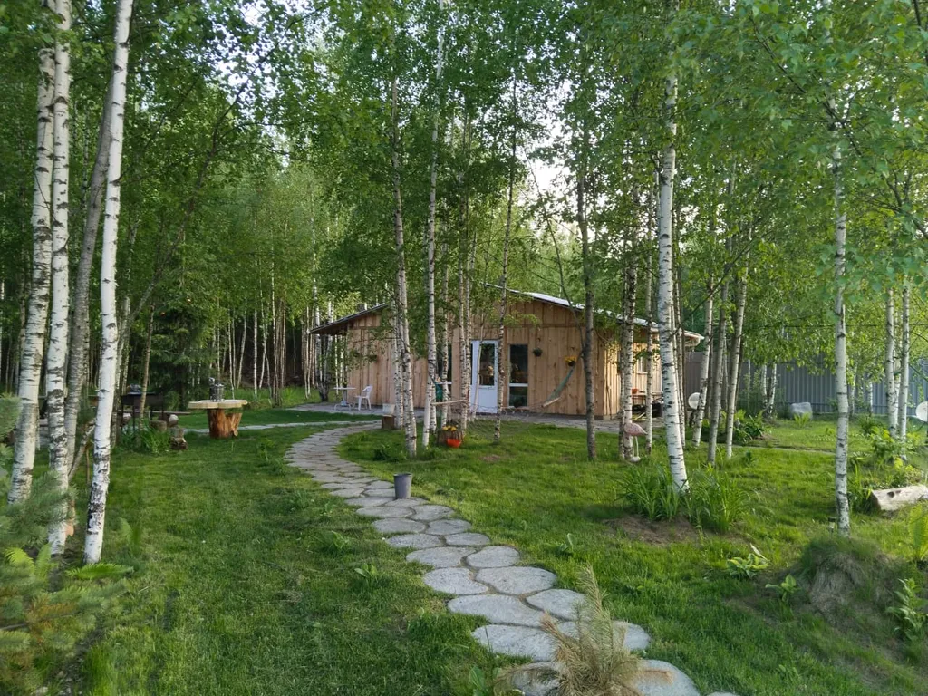 Домик в лесу с баней