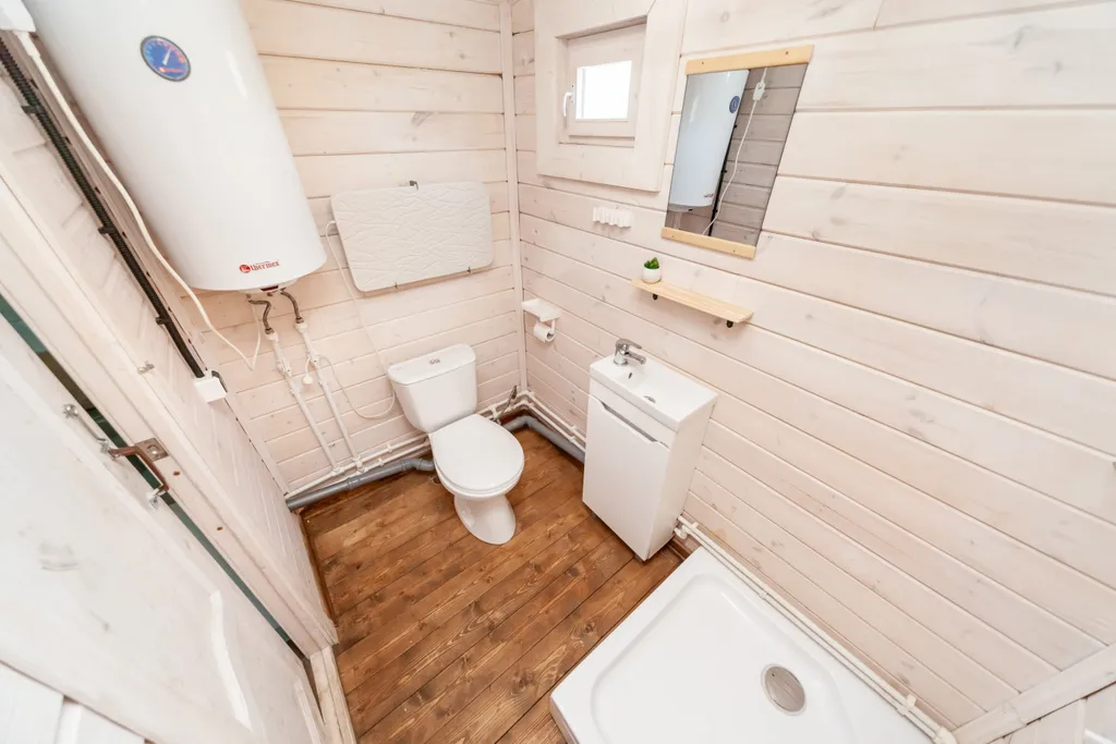 Домик на двоих с панорамным окном №4