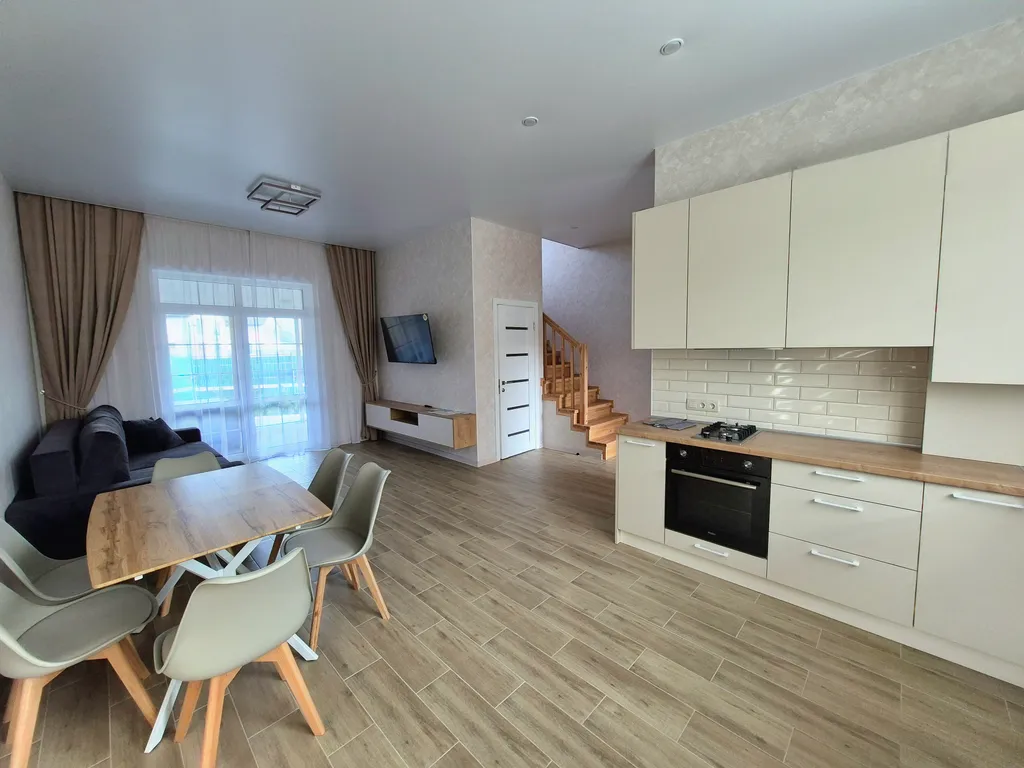 Домик у моря с зоной барбекю