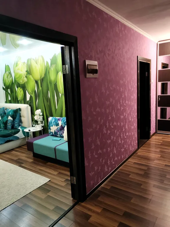 Чистая уютная и яркая квартира