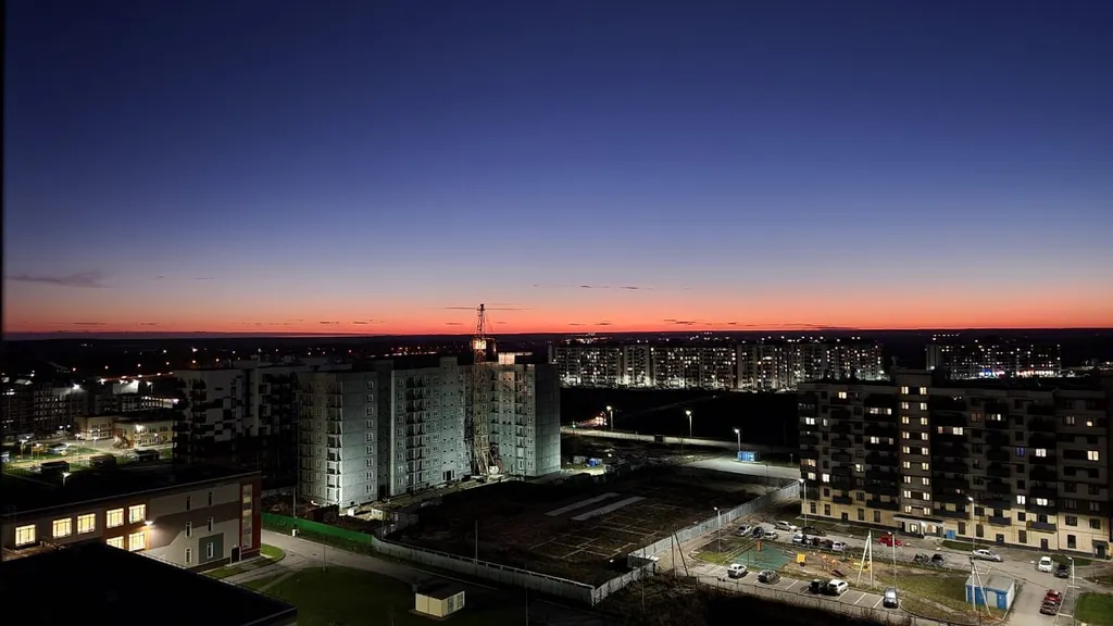 Апартаменты с закатом на озеро