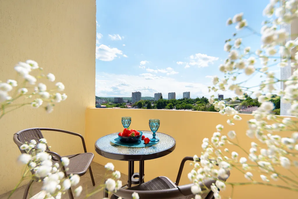 Просторная квартира с видом на Машук