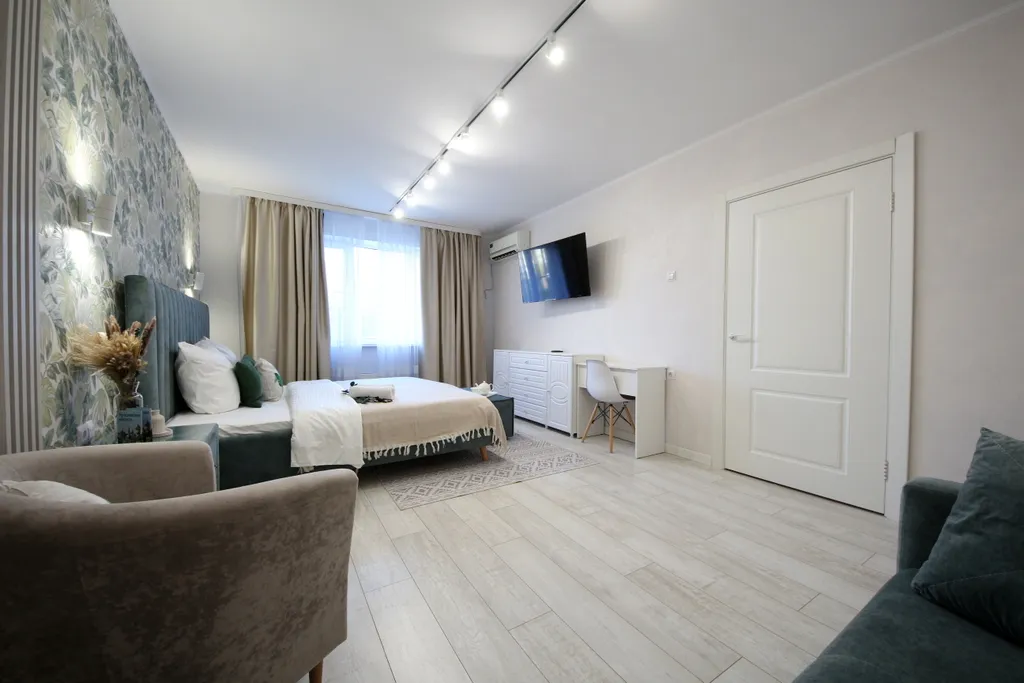 NiceAparts Уютная квартира с кондиционером в новом безопасном районе