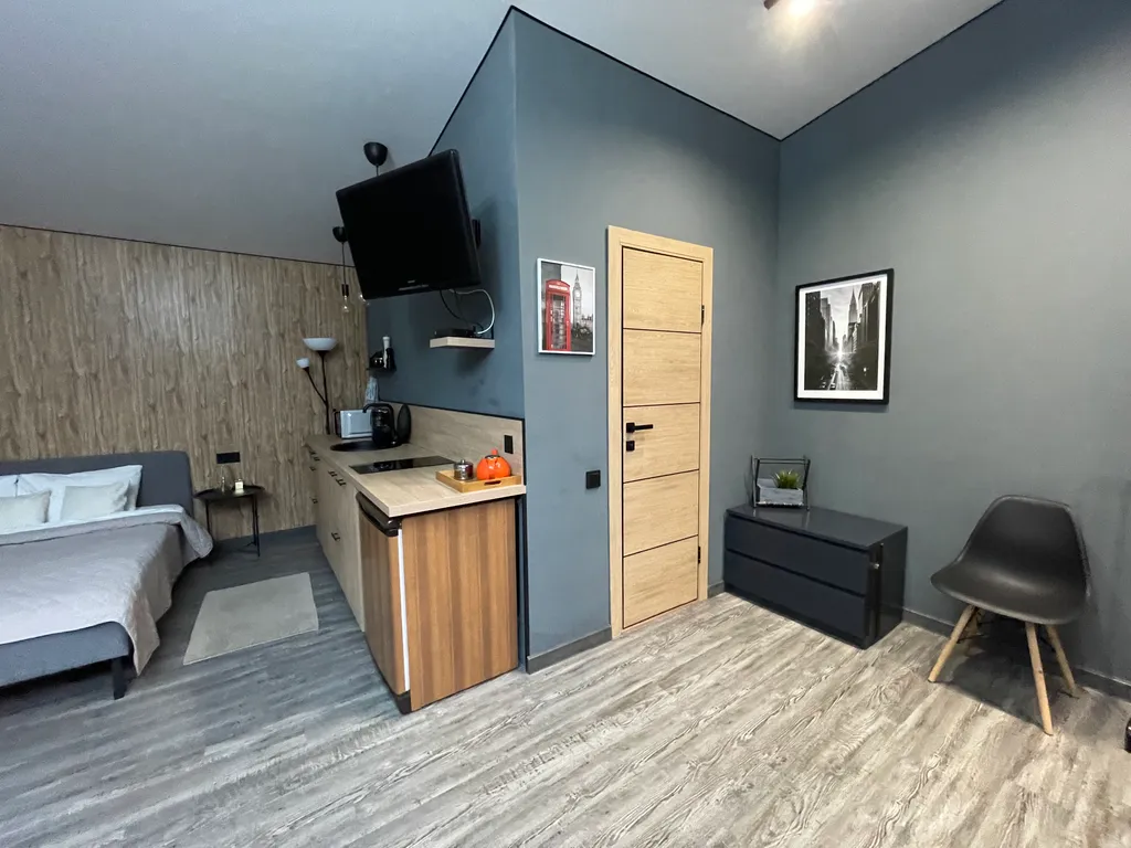 Дом с дизайнерским ремонтом в стиле лофт