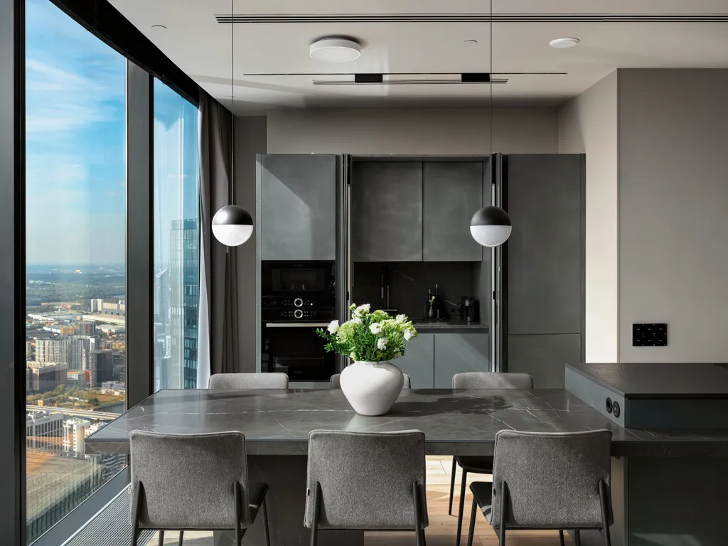 Самый стильный апартамент на 79 этаже с караоке! 20 тыс песен