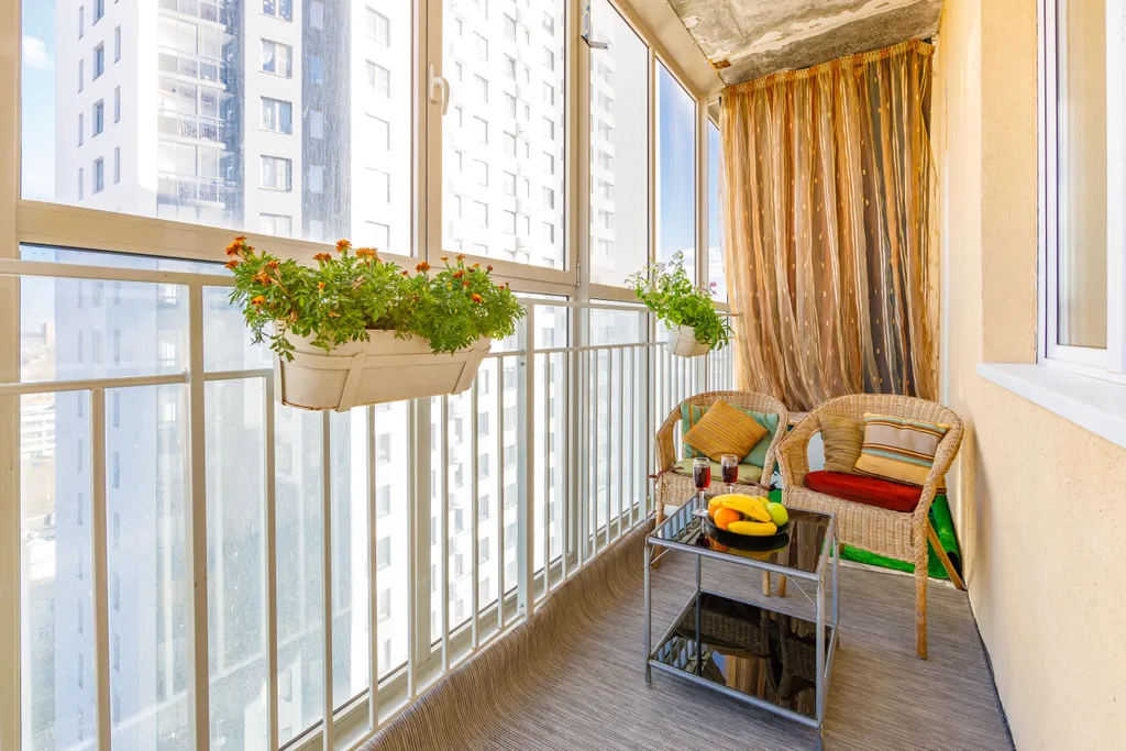 Апартаменты с видом на город рядом с метро