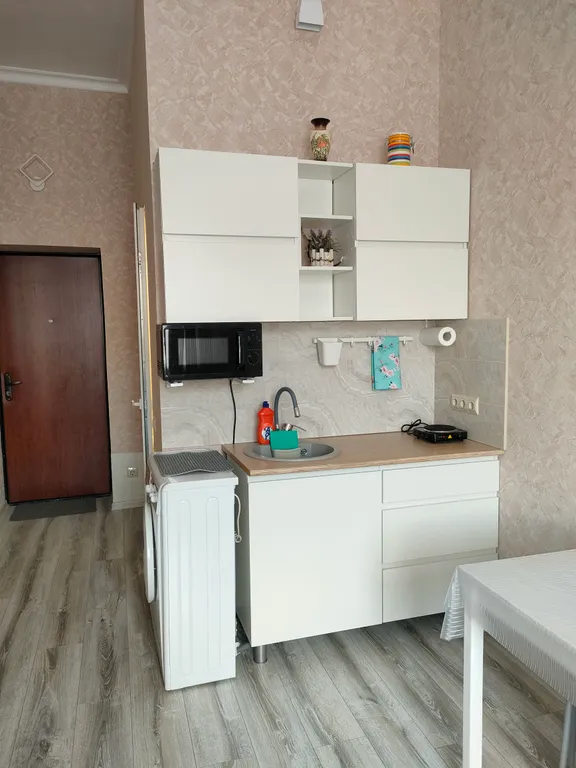 Квартира Квартира Уютная студия у моря — Беранда