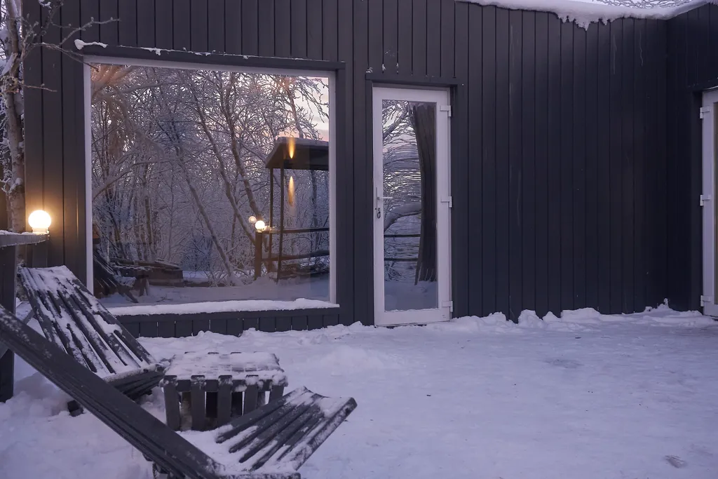 Уютный домик с купелью и баней на дровах однокомнатный