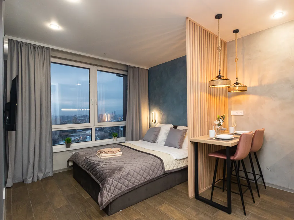 Стильная и уютная студия рядом с метро