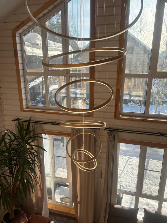 Дом у Коркинского озера с баней, купелью и детской площадкой.