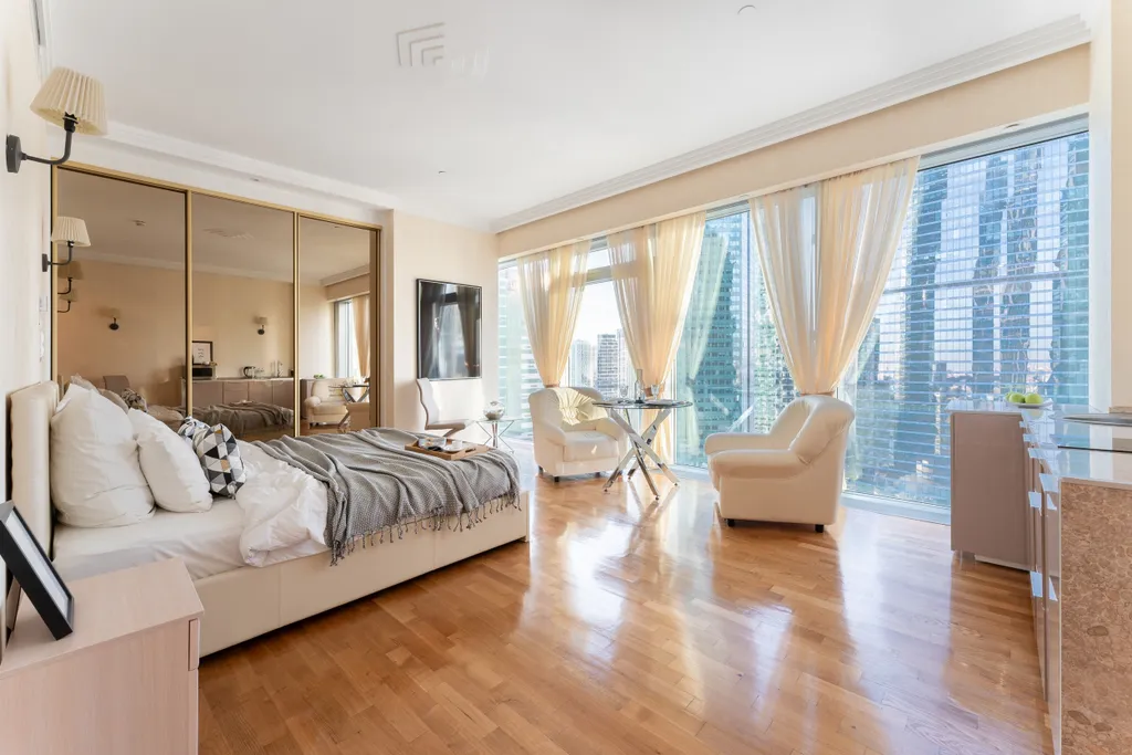 Квартира Квартира Апартамент с фантастическим видом на Сити — Москва