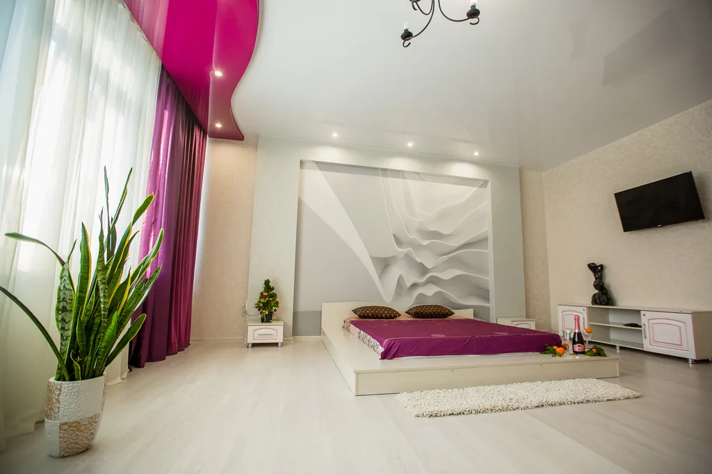 1-комнатная квартира с джакузи дизайнерским ремонтом