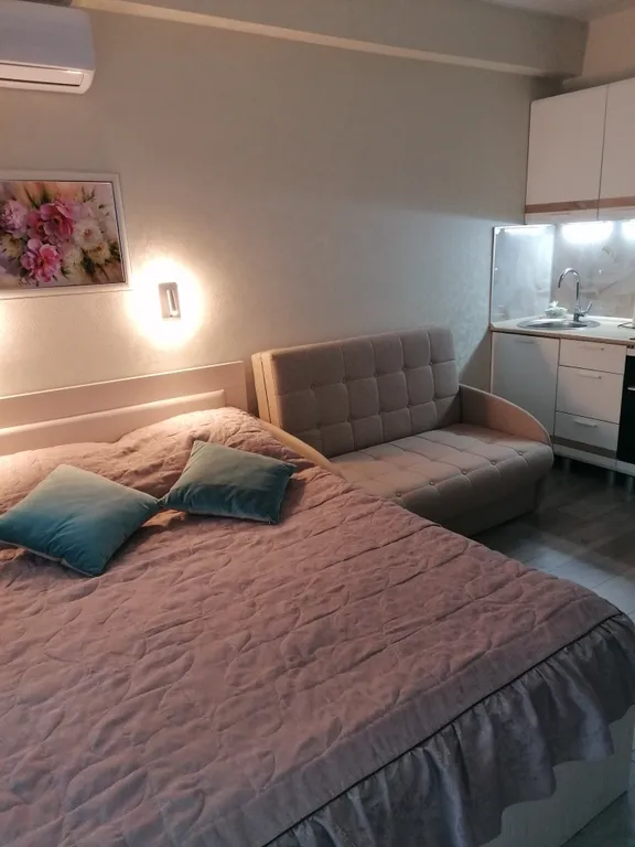 Уютная студия в ЖК Каравелла Португалии с бассейном на берегу моря