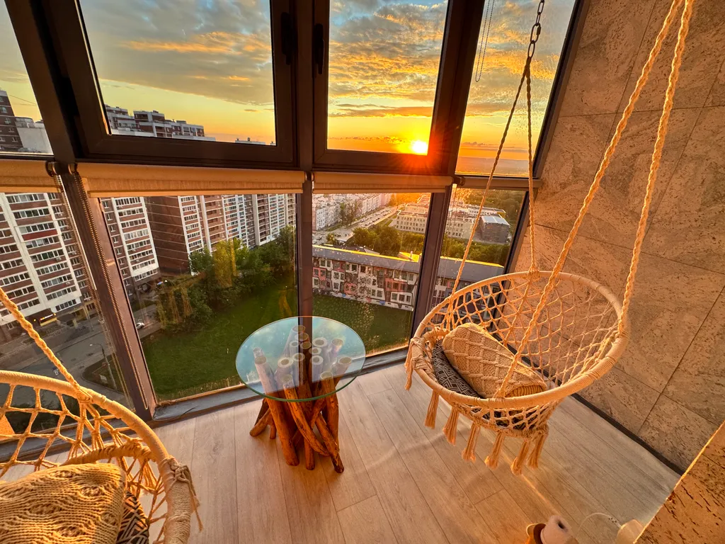 Апартамент Зима - соляная пещера с сауной и джакузи у окна