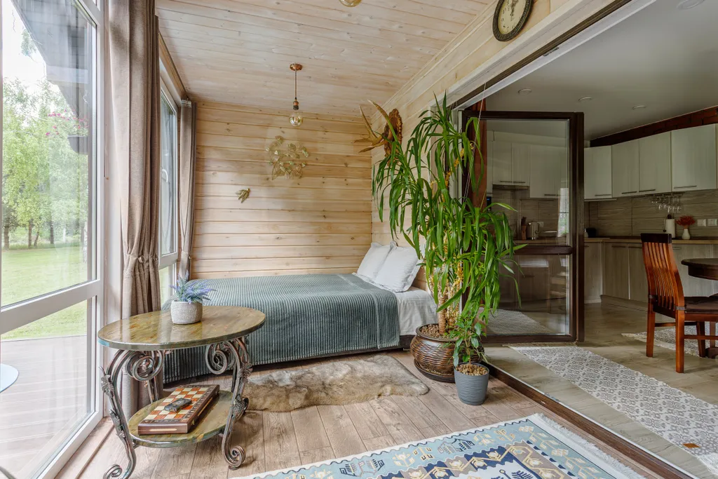 Дом с русской баней и горячей купелью