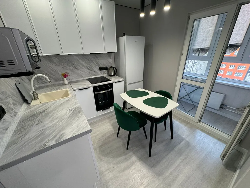 Уютная новая 1к квартира для 4 гостей