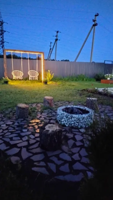 Домик с баней и бассеином