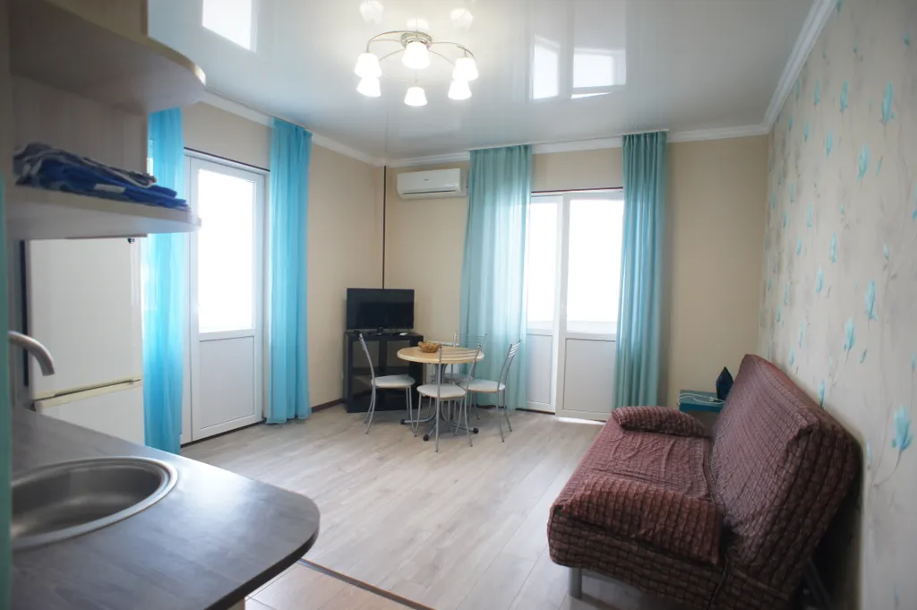 Квартира Квартира Уютная студия Бирюза — Лазаревское