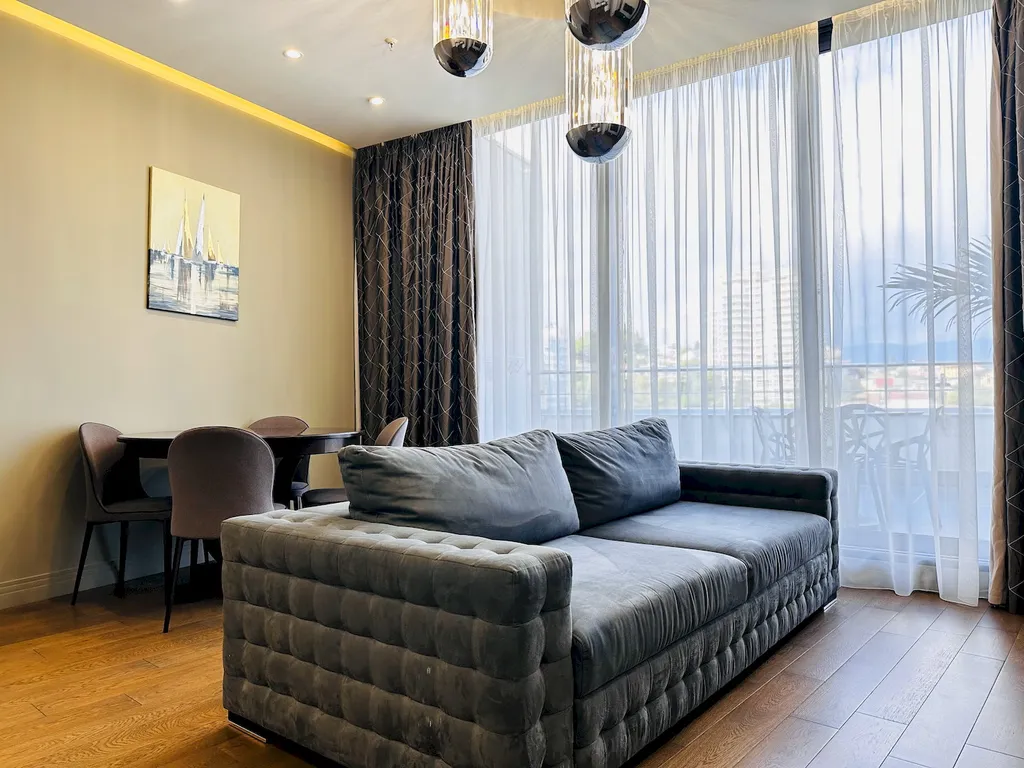 Люкс с террасой на 14 этаже!  До пляжа и набережной 5 минут! Центр