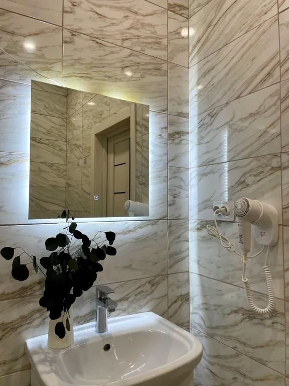 Апартаменты для четверых с видом на горы и море