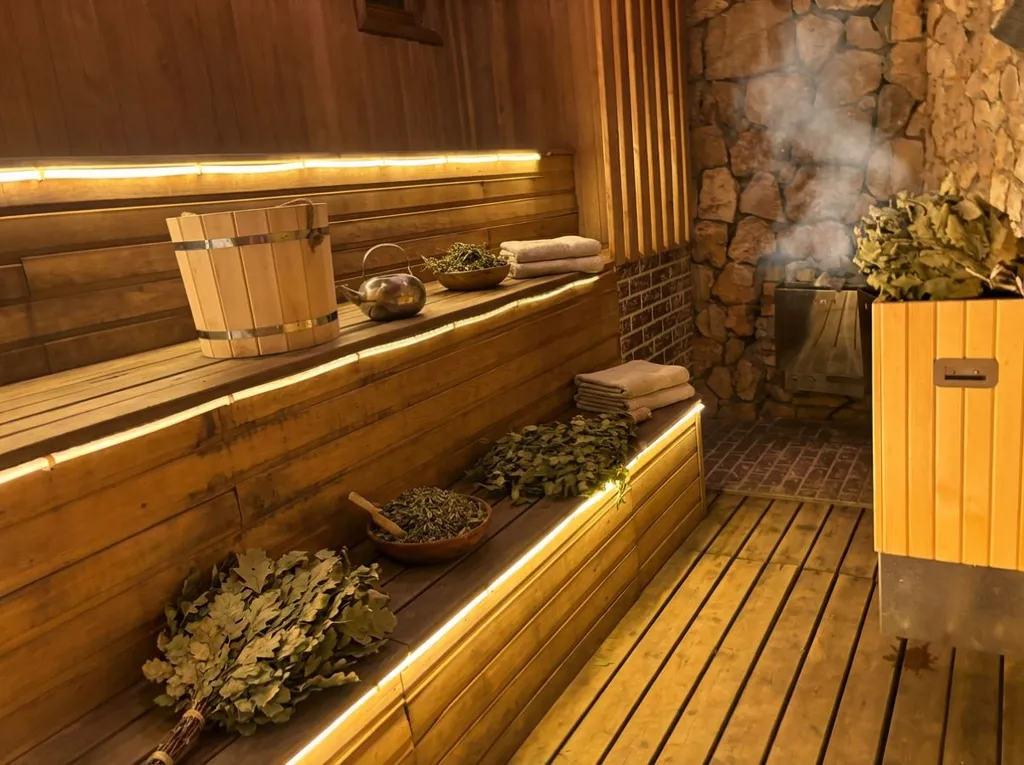 Шале Громовский пруд Сауна в стоимости