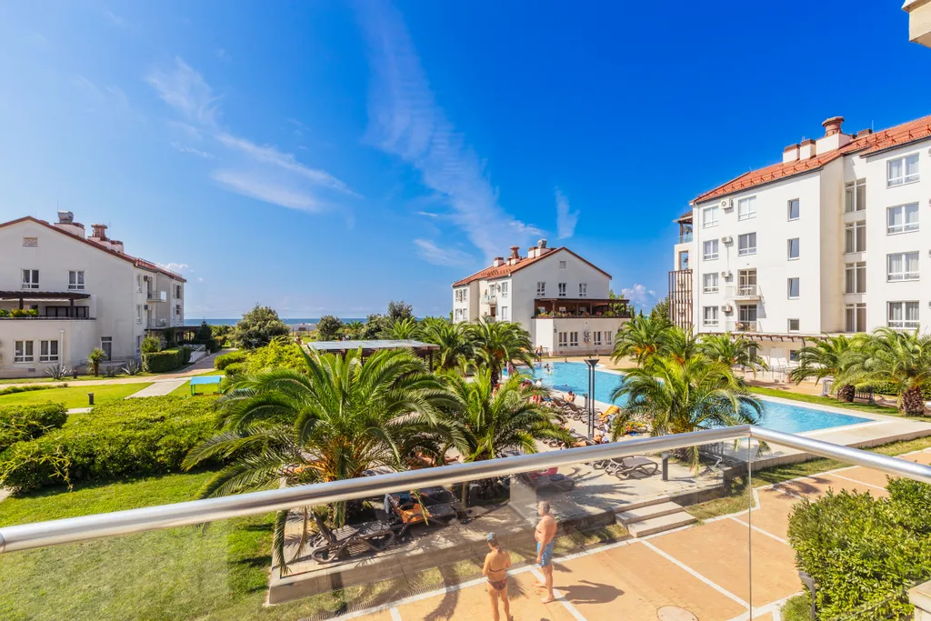 Квартира Двухкомнатный апартамент с видом на море — аренда посуточно в Сириус