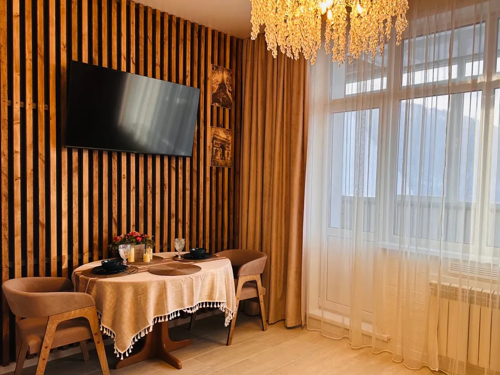 Квартира в центре с видом на горы и горнолыжную трассу