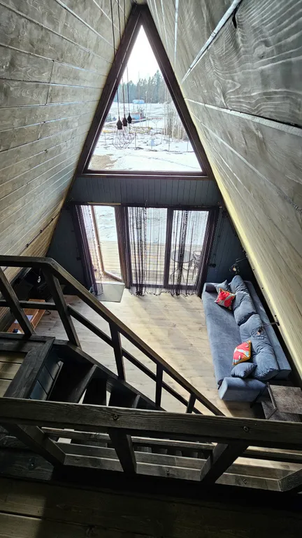 Дом А-Фрейм с террасой №5