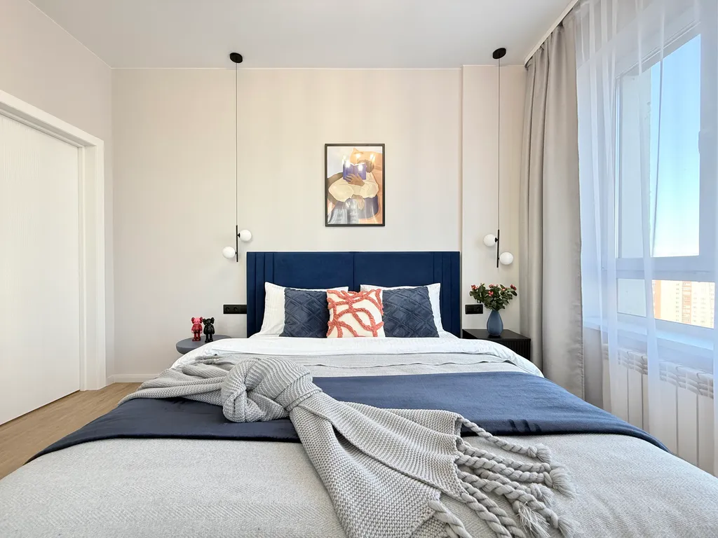 Квартира Квартира Яркий дизайн, панорама на реку прямо с кровати — Новосибирск