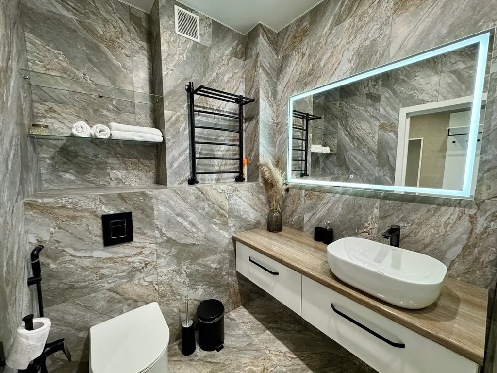 Стильная квартира с видом на горы