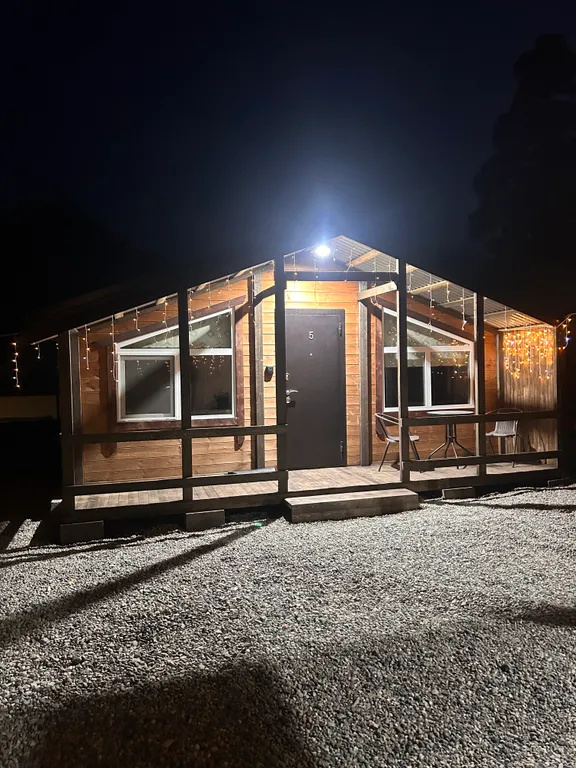 Новый деревянный домик