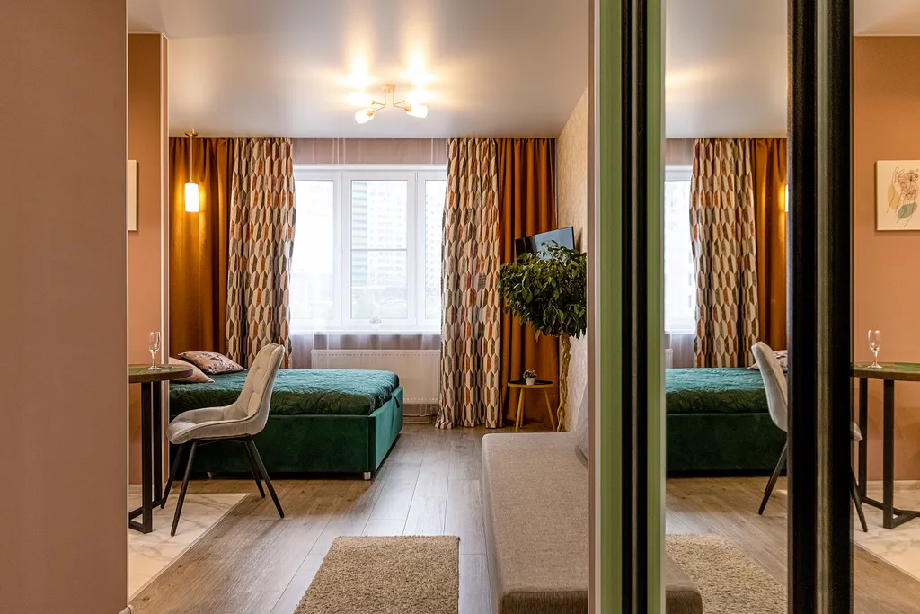 Современные апартаменты недалеко от центра